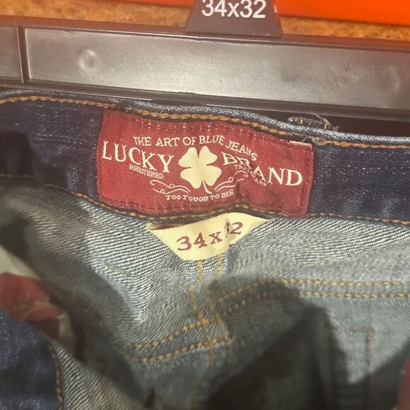 Lucky Brand 361 Vintage Straight Leg Jeans 34 x 32 Like New - Picture 5 of 6